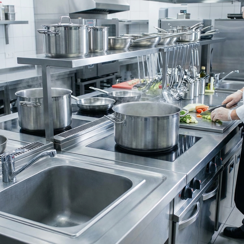 Paslanmaz Çelik Mutfak Ekipmanlarının Avantajları