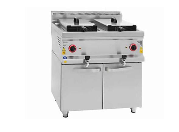 çiftli Elektrikli Sanayi Tipi Fritöz Dolaplı