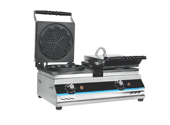 çiftli çiçekli Waffle Makinası