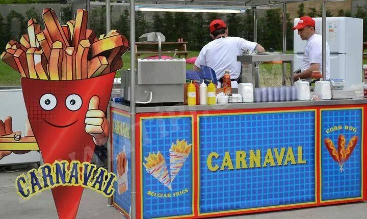 Çubukta Sosis  Patates Kızartma Standı