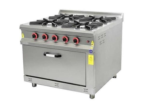 100x100 Doğalgazlı Endüstriyel  Fırın Kuzine Fırın Ocaklı