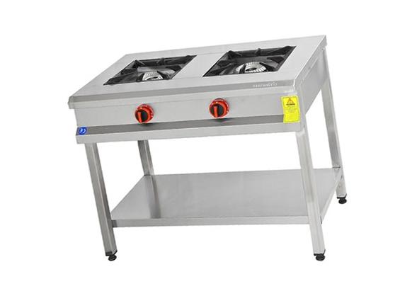 2 Gözlü Taban Raflı Ocak