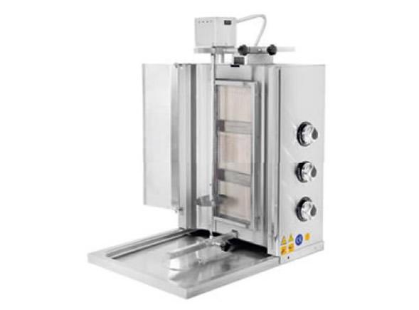 3 Radyanlı Doğalgazlı üstten Motorlu  Döner Ocakları