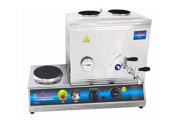 30 Lt Paslanmaz Elektrikli çay Kazanı Ocağı 2 Demlikli