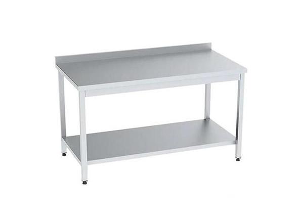 304 Krom-Nikel Çalışma Tezgahı Taban Raflı