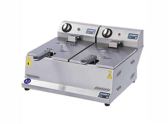 5-5 Lt çiftli Büfe Sanayi Tipi Fritöz