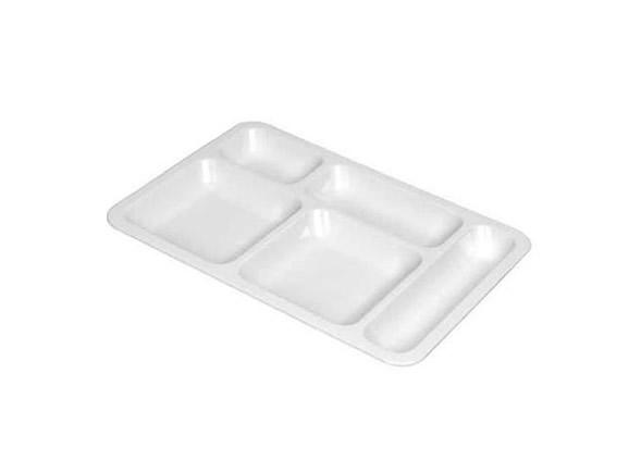 5 Bölmeli Polikarbon Tabldot Tabağı