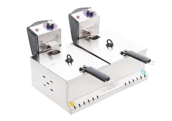 8+8 Lt Elektrikli Fritöz