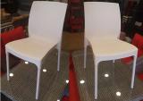 Aluminum Legged White Plastic Chair - Thumbnail 3