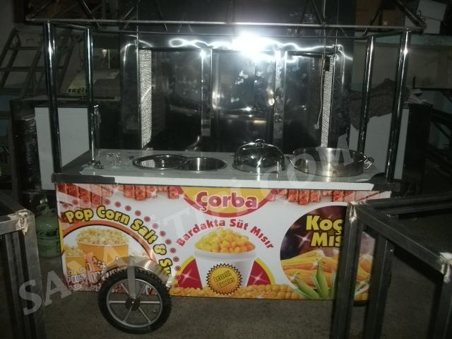 bardak mısır + koçan mısır + bardakta çorba