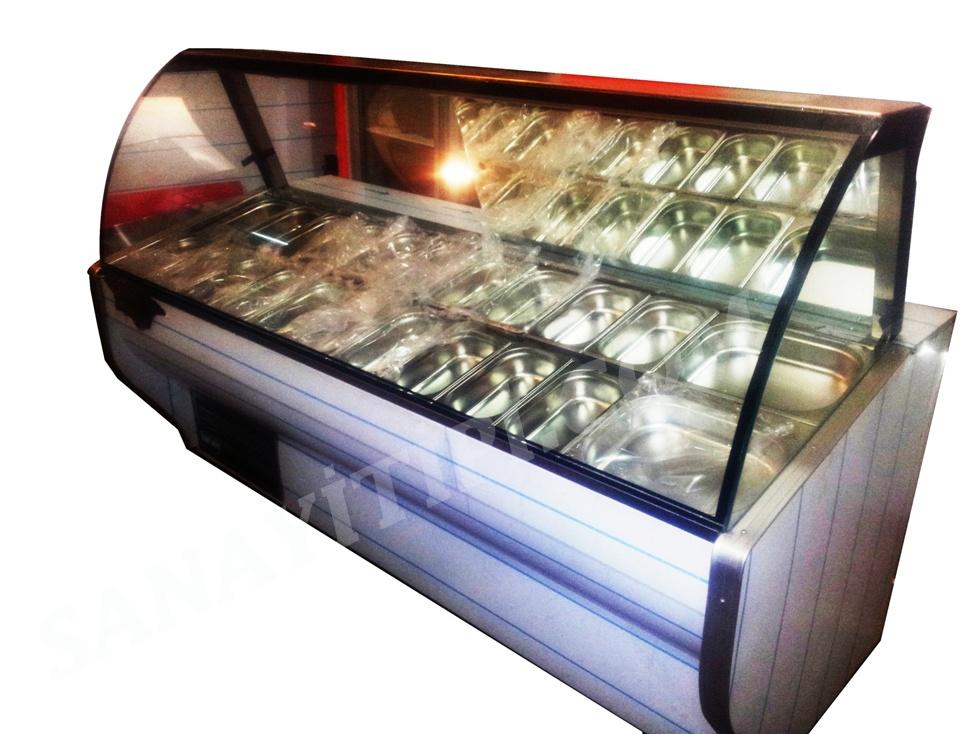 Bombe Camlı Kumpir Dolabı