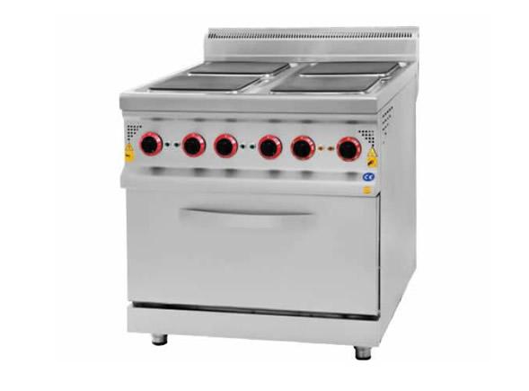 Elektrikli Ocak Fırınlı Kuzine