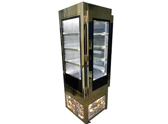 Gold Kule Tipi Pasta Teşhir Dolabı