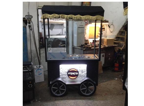 Hot Dog ıslak Hamburger Arabası