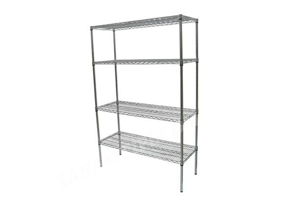 Krom Kaplı Demonte Raflar