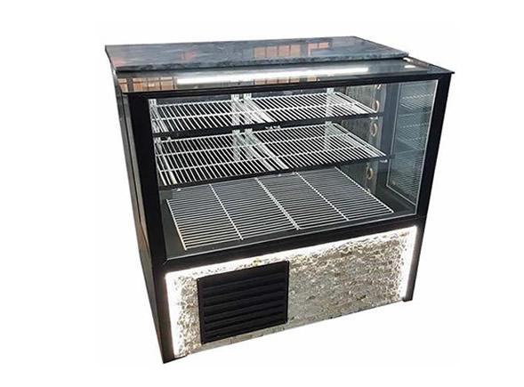 Mermerli Vitrinli Buzdolabı