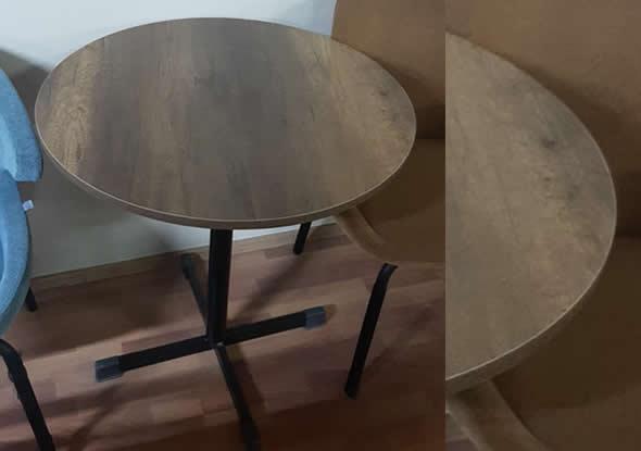 Mobilya Yuvarlak Masa