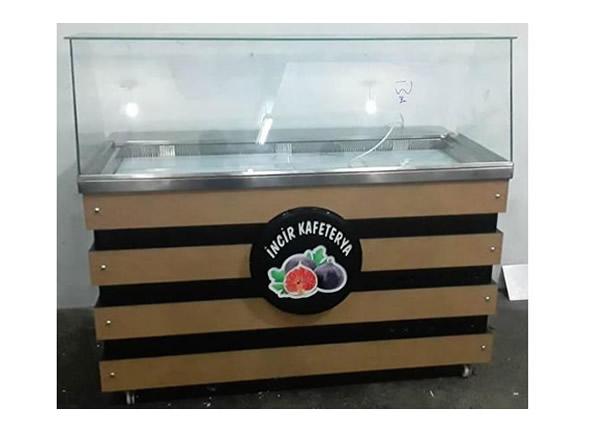 Mobilyalı Işıklı Tabelalı Çiğ köfte Dolabı