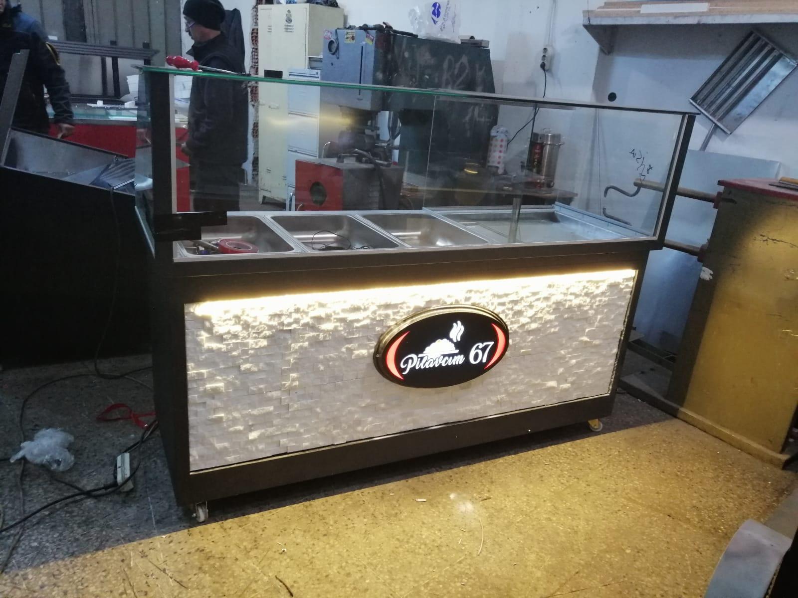 Pilav Sulu Yemek Benmari Tezgahı