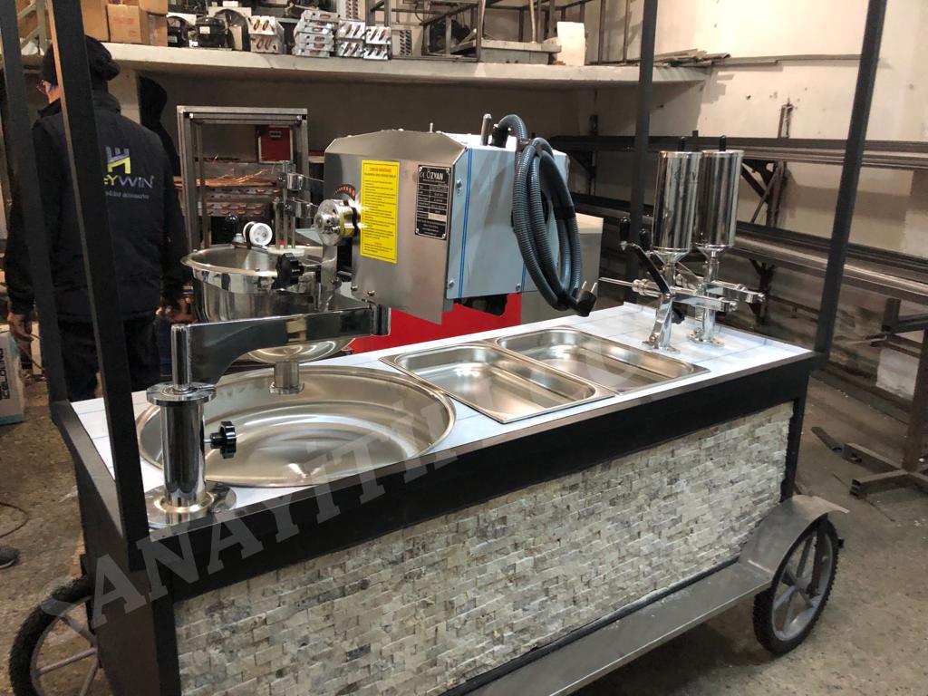 Seyyar çikolata Dolgulu Lokma Tezgahı