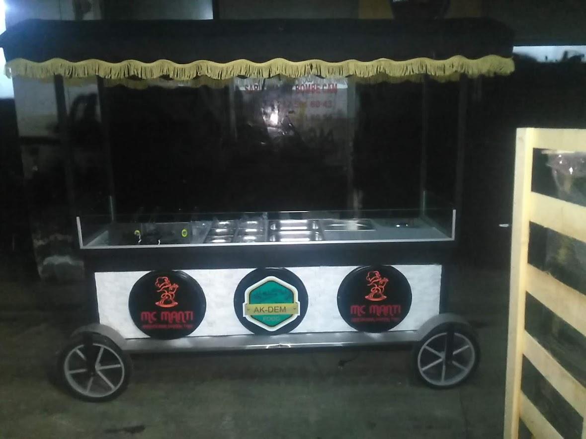 Seyyar Mantı Pişirme Arabası