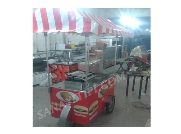 Seyyar Tost Izgara Arabası