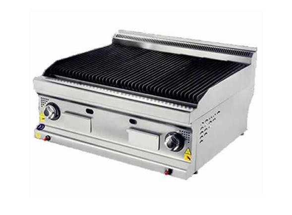 Sulu Endüstriyel Gazlı Lavataşlı ızgara