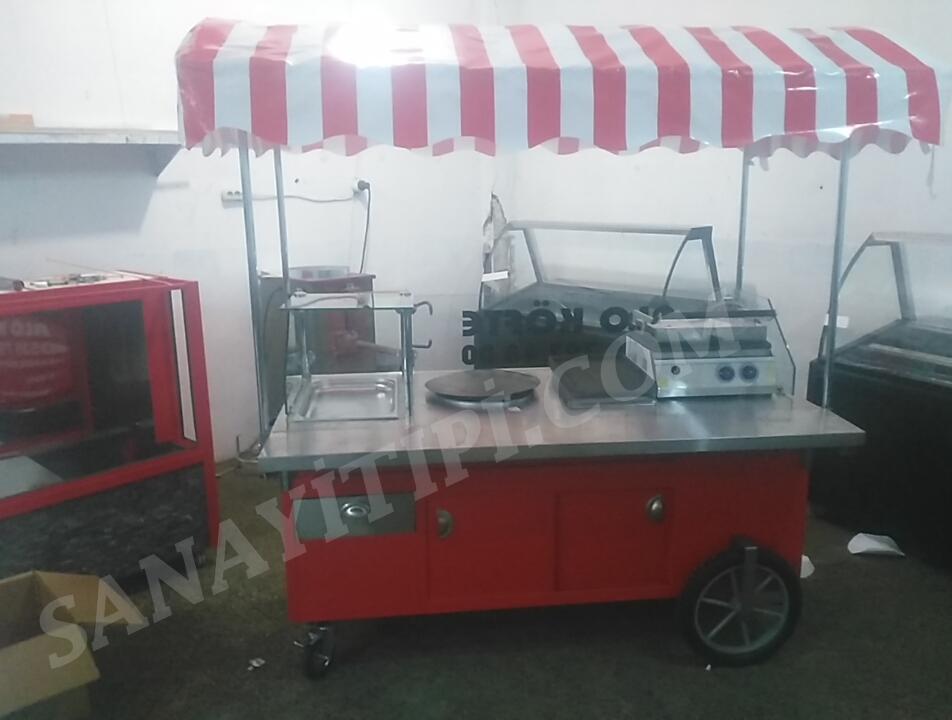 Tüplü Gözleme Pilav Tost ızgara Arabası