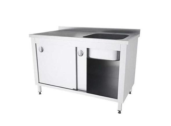 Tek Evyeli Tezgah Dolaplı